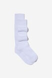 Slouchy Fashion Sock, WHITE - alternate image 3