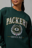 Lcn Nfl Classic Crew Neck Sweater, LCN NFL PINE GREEN/PACKERS - alternate image 4