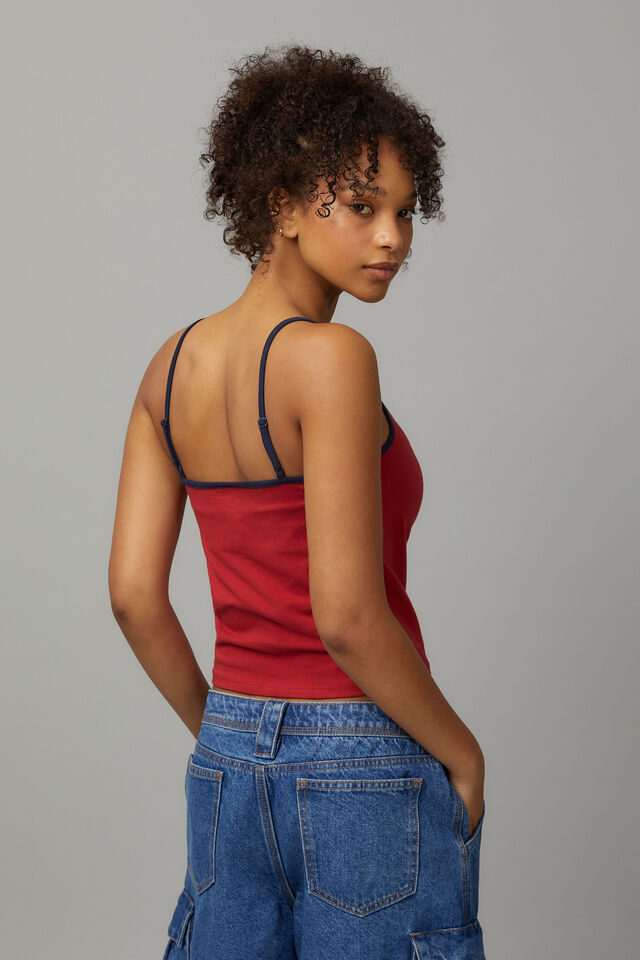 Classic Cami, RED/NAVY