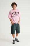 Notion Vintage Graphic Tshirt, NTN WASHED PINK GELATI/CYBER SIGIL - example image 2