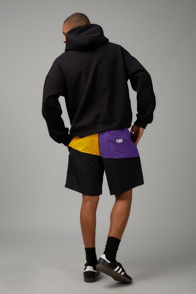 Lakers Hood Star Pants - Black/Purple