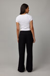 Tess Trouser Pant, BLACK PINSTRIPE - alternate image 3