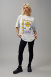 Nba Oversized Graphic Tee, LCN NBA LOS ANGELES LAKERS/SILVER MARLE - alternate image 4