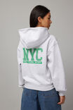 Graphic Hoodie, SILVER MARLE/NY SPORT - alternate image 1
