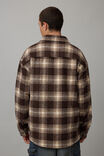 Street Flannel Shirt, CHOC BROWN CHECK - alternate image 3