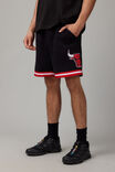 Nba Hype Fleece Short, LCN NBA BLACK/CHICAGO BULLS - alternate image 2
