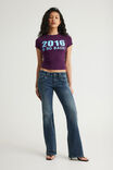 Fitted Graphic Tee, SYRAH/2016 IS SO BACK - example image 2