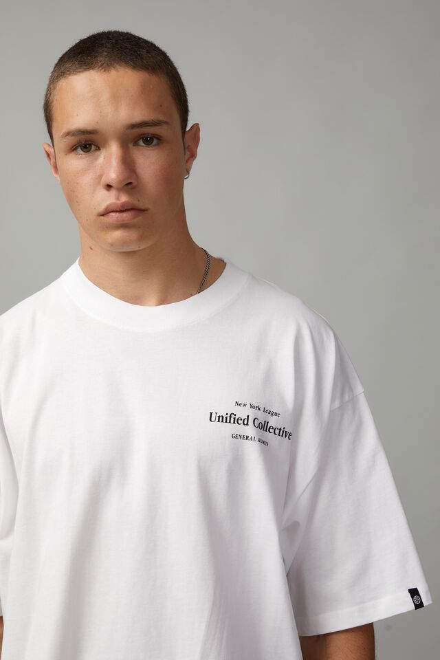 Box Fit Unified Tshirt, WHITE/GENERAL ADMIN