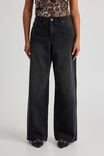 High Rise Baggy Jean, WASHED BLACK - alternate image 2