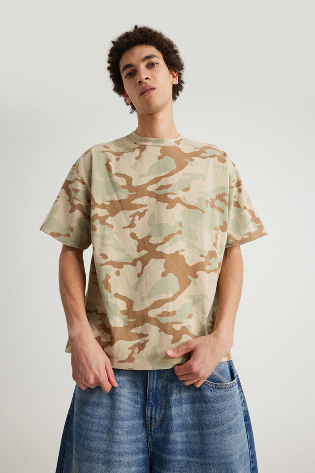 Authentics Blank Tee, MUTED CAMO