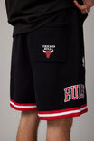 Nba Hype Fleece Short, LCN NBA BLACK/CHICAGO BULLS - alternate image 4