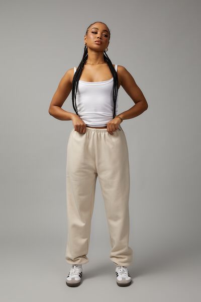 Baggy Trackpant, LIGHT STONE