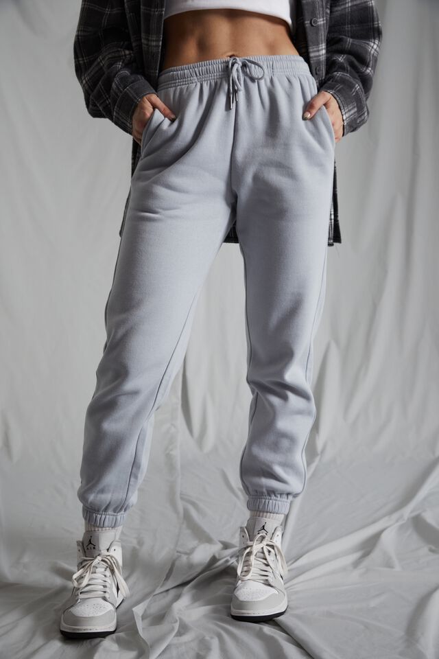 Super High Rise Trackpant, GREY SKY