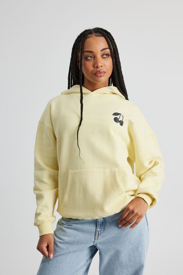 Original Hoodie, FRENCH VANILLA/CHERRY