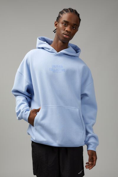 Unified Baggy Graphic Hoodie, CAROLINA BLUE/UNIFIED BLOCK