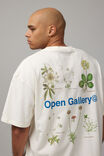 Oversized Open Gallery T Shirt, OG VANILLA/FLORAL DIARY - alternate image 5