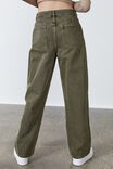 High Rise Baggy Jean, OLIVE NIGHT