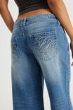 Era Low Super Wide Jean, COSMOS/PKT EMB - example image 2
