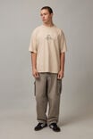 Box Fit Unified Tshirt, UC BEIGE/SUPPLY CO - alternate image 2