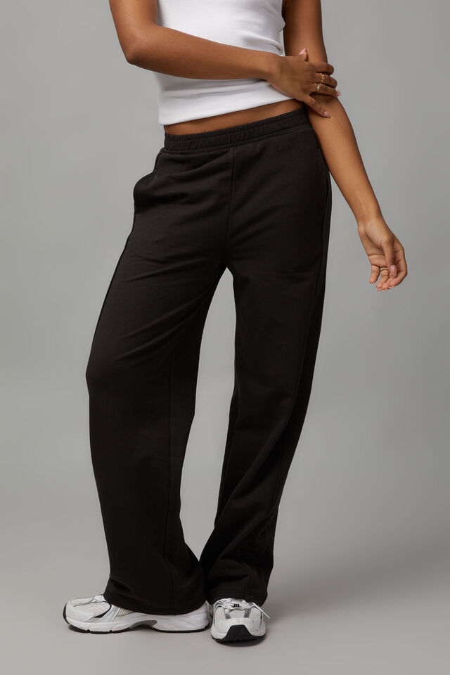 Relaxed Trackpant, WASHED BLACK