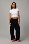 Tess Trouser Pant, BLACK PINSTRIPE - alternate image 1