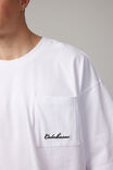 Heavy Weight Box Fit Pocket Tshirt, UC WHITE/POCKET CALABASAS - alternate image 4