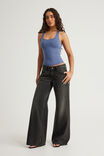 Snatched Racer Tank, BLUE FIN - example image 2
