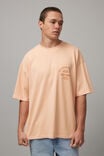 Heavy Weight Box Fit Graphic Tshirt, HH ORANGE/HALF HALF RECORDS - alternate image 2