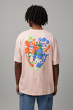 Oversized Open Gallery T Shirt, DUSTY PINK/TEMPORARY - alternate image 1