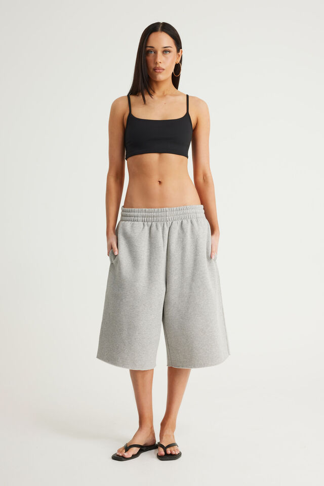 Snatched Crop Cami, BLACK