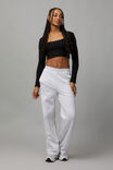 Relaxed Trackpant, SILVER MARLE - alternate image 1
