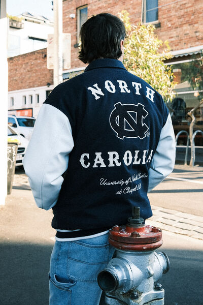 North Carolina Varsity Jacket, LCN UNC NAVY/NORTH CAROLINA