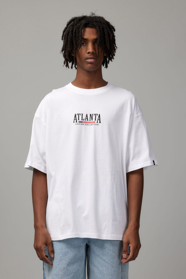 Box Fit Unified Tshirt, WHITE/ATLANTA