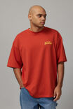 Half Half Box Fit Graphic T Shirt, HH RED CLAY/HALF HALF RECORDS - alternate image 2