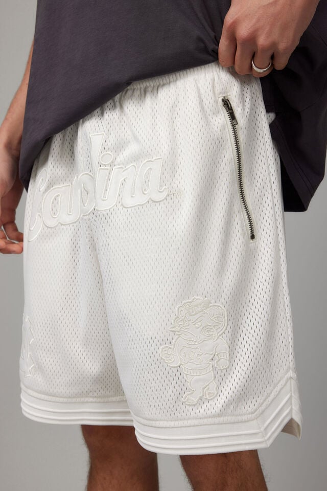 North Carolina Basketball Short, LCN UNC EGG SHELL STEALTH/NORTH CAROLINA