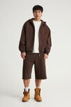 Authentics Baggy Track Short, WALNUT - example image 4
