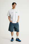 Half Half Heavyweight Core Fit Tshirt, HH WHITE/STACKER - example image 2