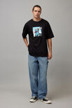 Oversized Music Merch T Shirt, LCN WMG BLACK/BURNA BOY TOLD THEM - alternate image 2