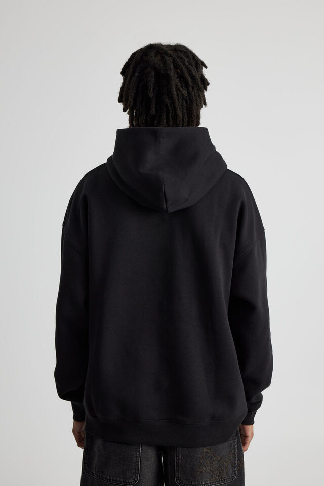 Half Half Hoodie, HH BLACK/HALF HALF PILL