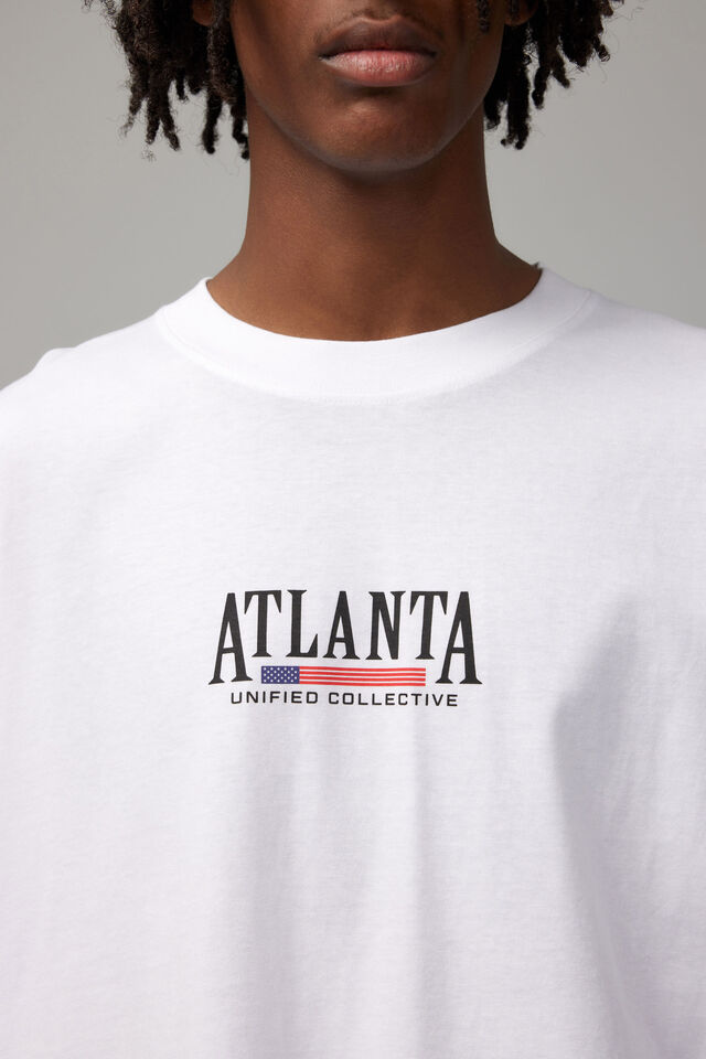 Box Fit Unified Tshirt, WHITE/ATLANTA