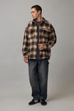 Street Flannel Shirt, CHOC BROWN CHECK - alternate image 2