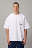 Heavy Weight Box Fit Pocket Tshirt, UC WHITE/POCKET CALABASAS - alternate image 1