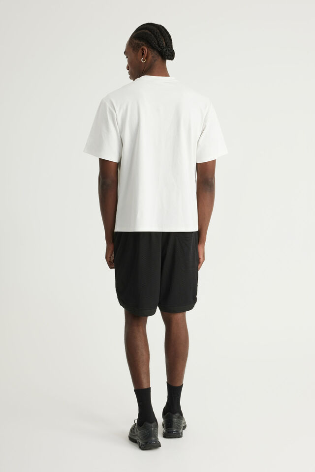 Nfl Basketball Short, LCN NFL BLACK STEALTH RAIDERS/COLLEGIATE CRV