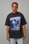 Oversized Music Merch T Shirt, LCN MT WASHED BLACK/BIGGIE SMALLS HYPNOTIZE - alternate image 1