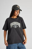 Nfl Baggy Graphic Tee, LCN NFL PHANTOM/RAIDERS - alternate image 1