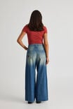 Mega Baggy Jean, BLASTED BLUE - alternate image 3