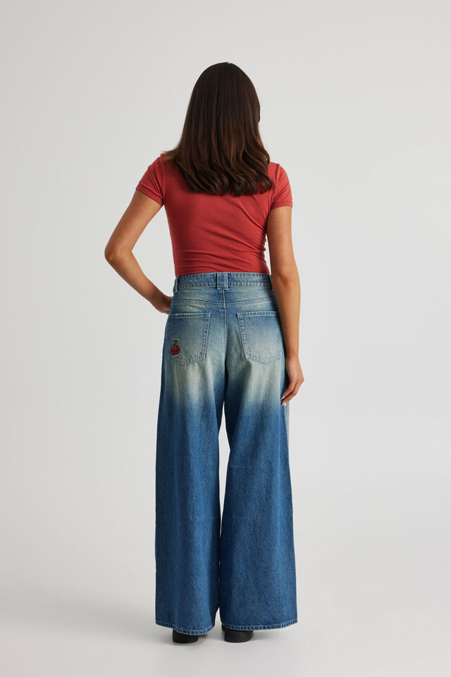 Mega Baggy Jean, BLASTED BLUE