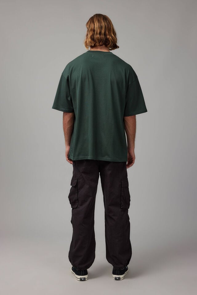 Box Fit Unified Tshirt, UC IVY GREEN/LA BADGE
