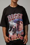 Oversized Music Merch T Shirt, LCN MT BLACK/BIGGIE VINTAGE - alternate image 2