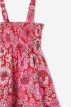 Chantelle Sleeveless Dress, FLAME RED/LENNY FLORAL - alternate image 2